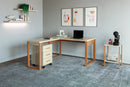 Escrivaninha em L estilo industrial MDF cor 02